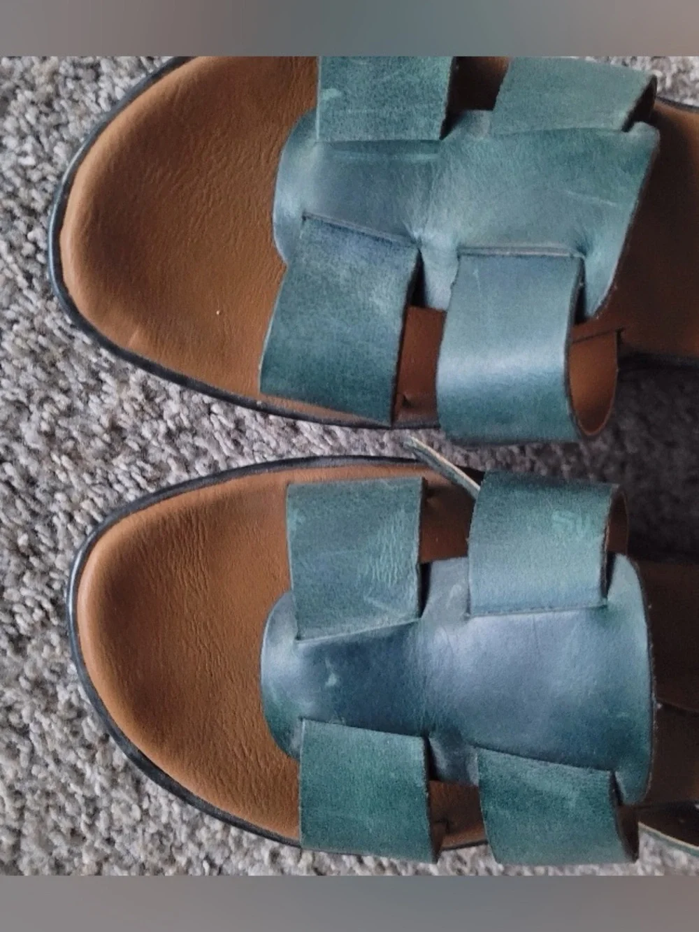 Korks kork ease ocean blue tortoise wedges